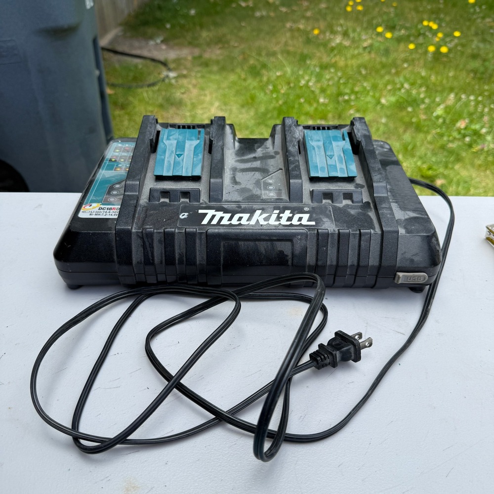 Makita DC18RD 18V LXT Lithium‑Ion Dual Port Rapid Optimum Battery Charger